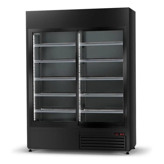 Lükandklaasustega külmkapp Rapa SR/WH/BP 1200/1400/1600