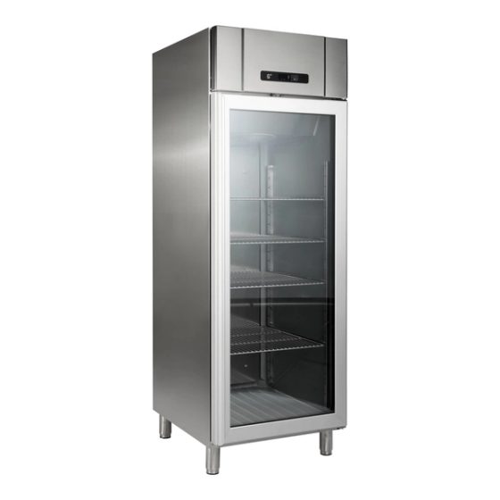 Klaasuksega külmkapp Gram Compact GR600