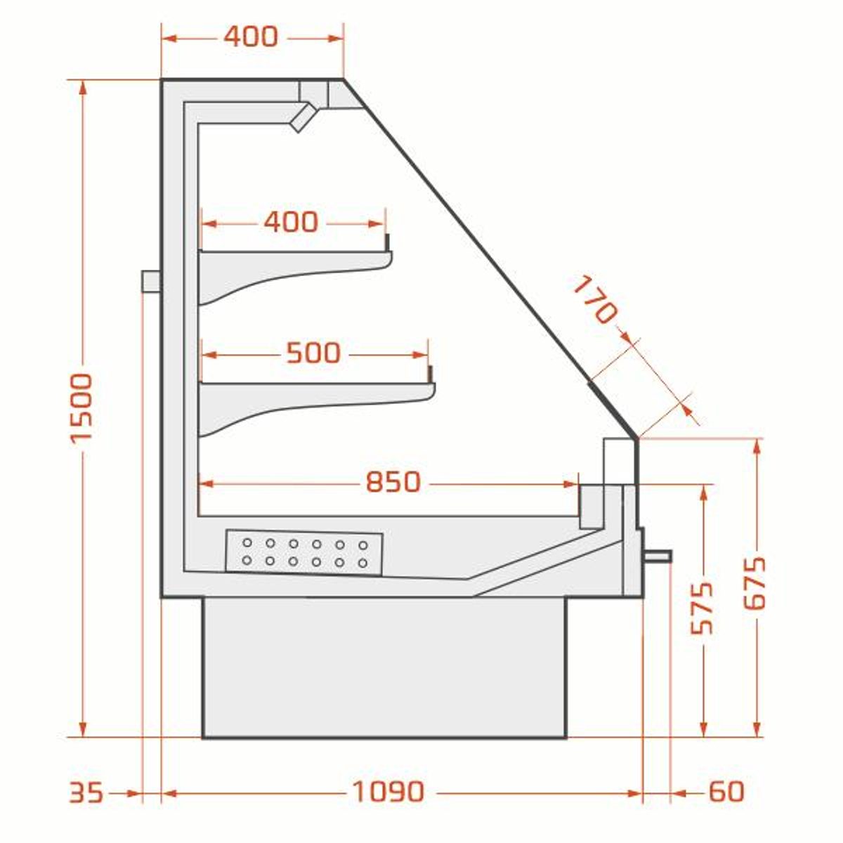 Külmriiul RCCA COGITA 109.150 – tootefoto 2