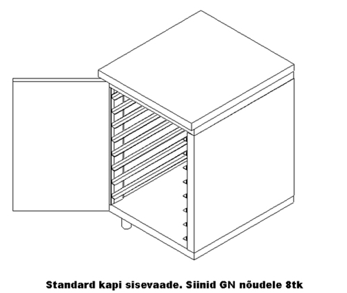 Külmsüvendiga kapp KSK-1630 – tootefoto 3