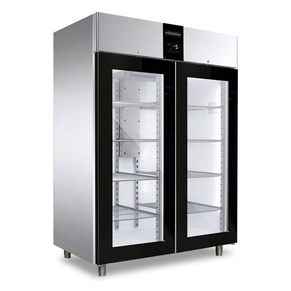 Klaasuksega sügavkülmkapp Everlasting Classic 1500 Glass