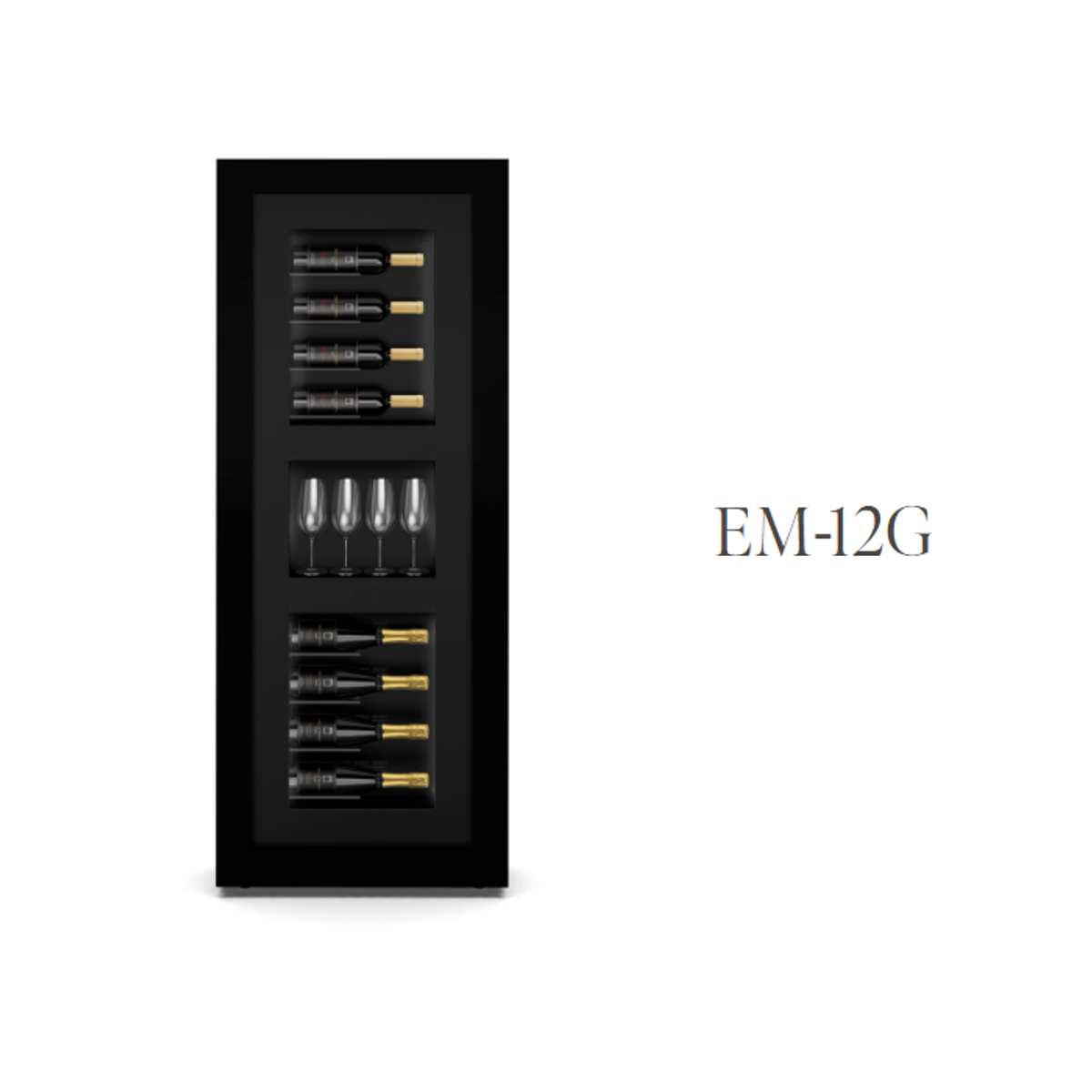 Eksklusiivne veinikülmik EM-12 / EM-12G