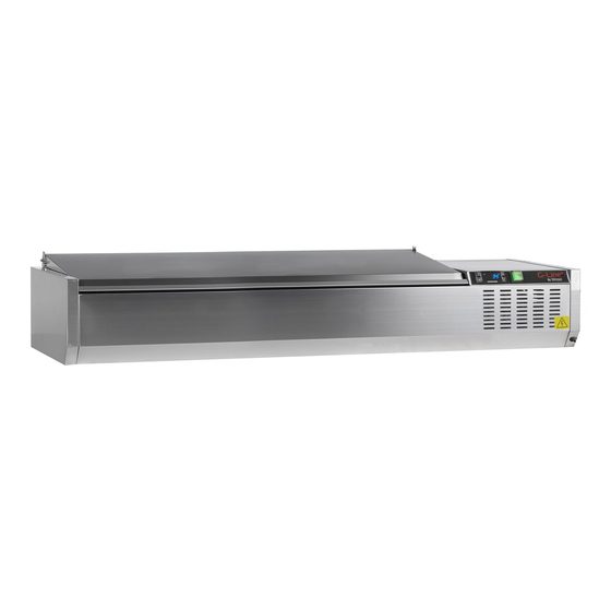 Lauapealne külmvitriin GVC33-160 S/S