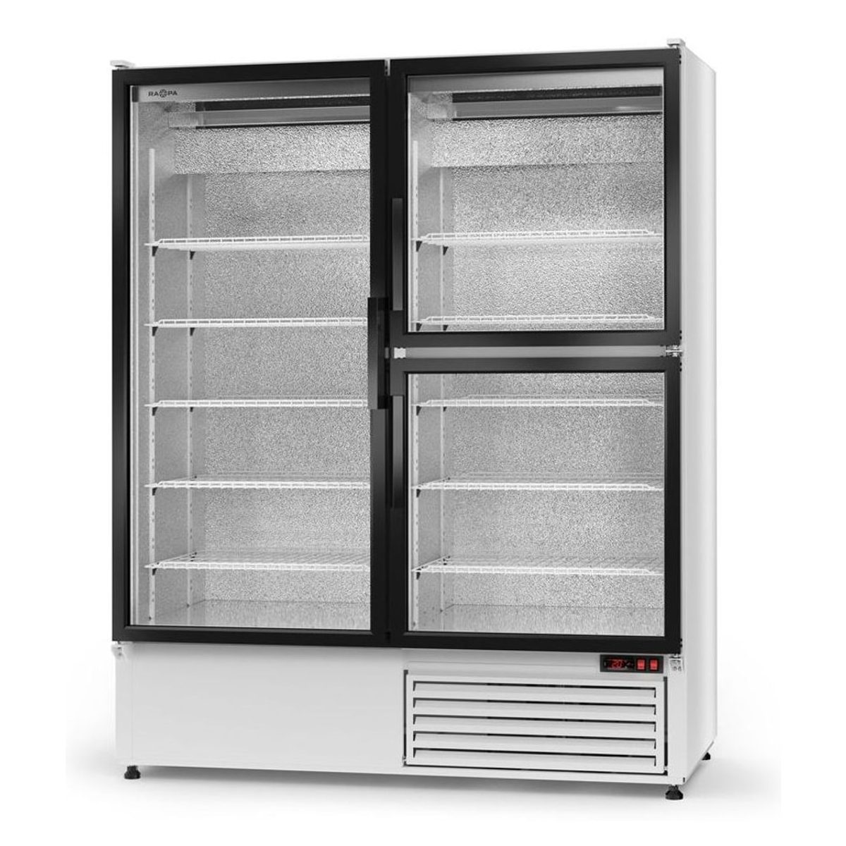 Klaasuksega külmkapp Rapa S/3D 1200/1400/1600