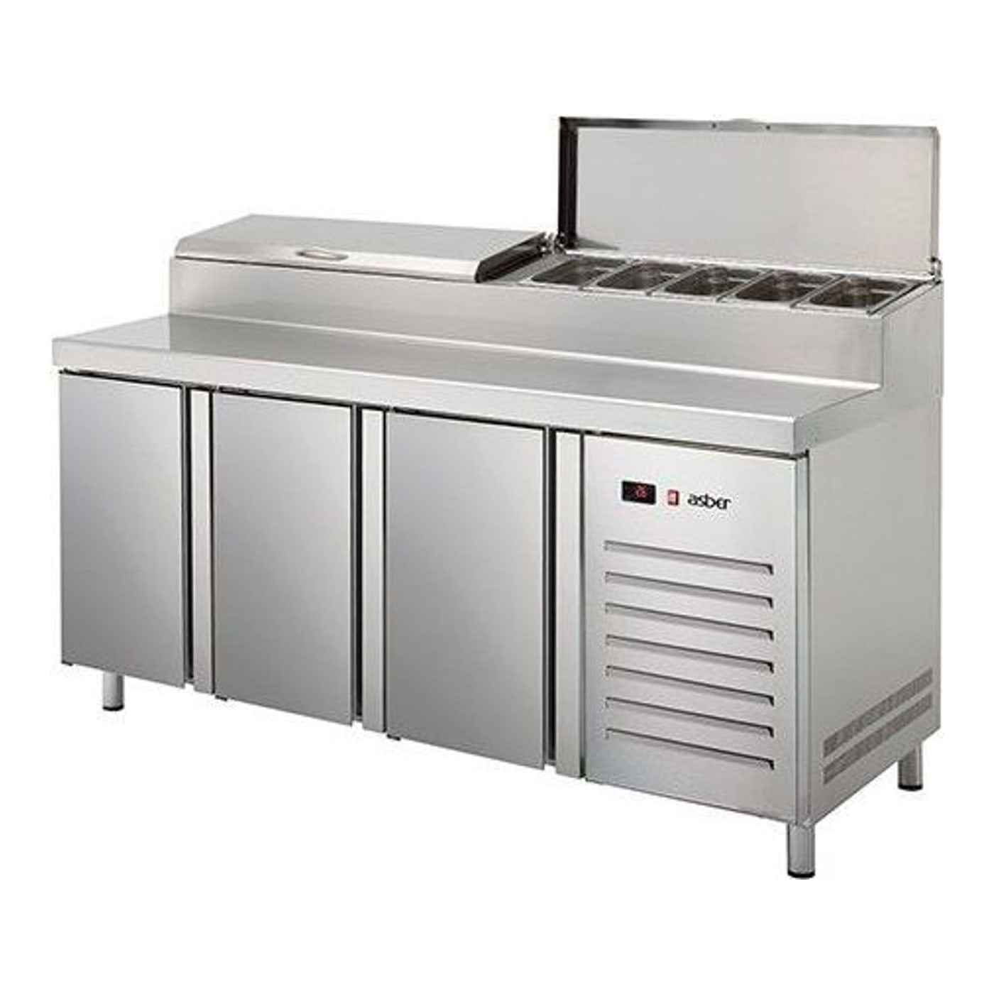 Pitsa külmtöölaud ETPZ-8-200 HC GN1/3
