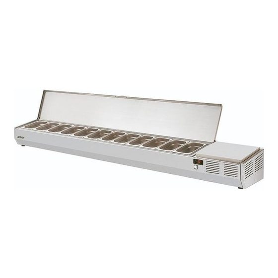 Lauapealne külmvitriin GVL-250