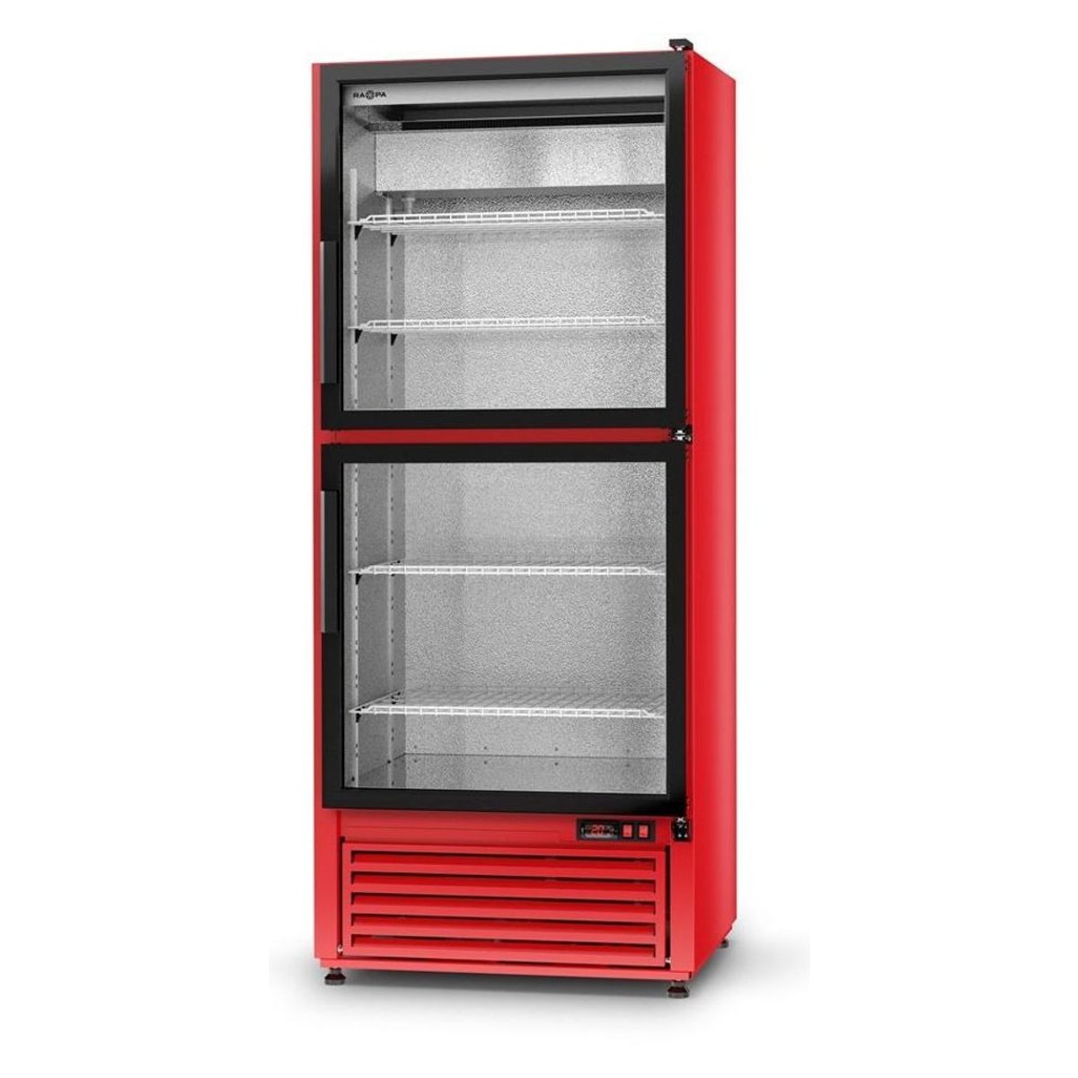 Klaasuksega külmkapp Rapa S/2D 625/725/825