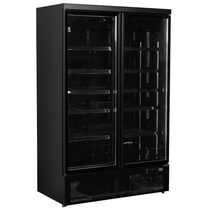 Atom Maxi C2DBB must, hingedel klaasustega külmik