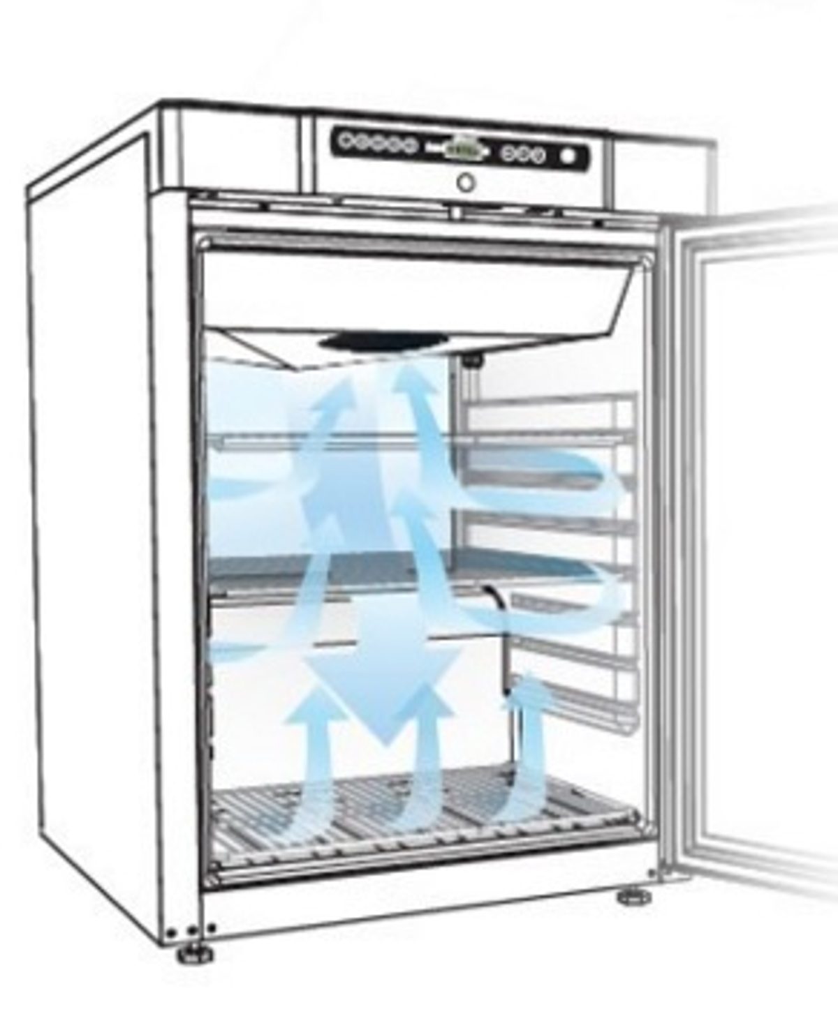 Meditsiiniline külmkapp BioCompact II RR210 – tootefoto 8