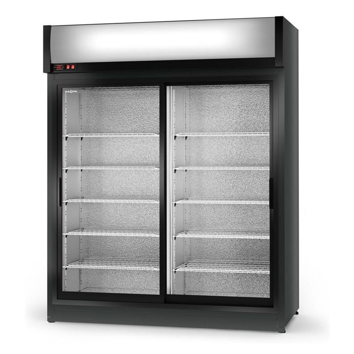 Lükandklaasustega külmkapp Rapa SR/AG 1200/1400/1600