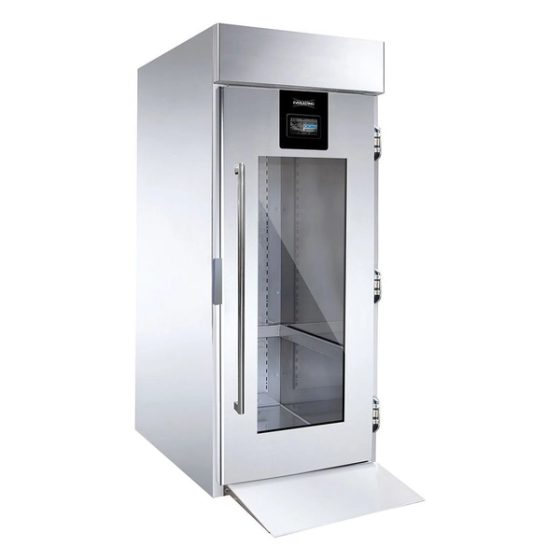 Klaasuksega sissesõidetav kerkekapp Everlasting Bakery Roll-In G