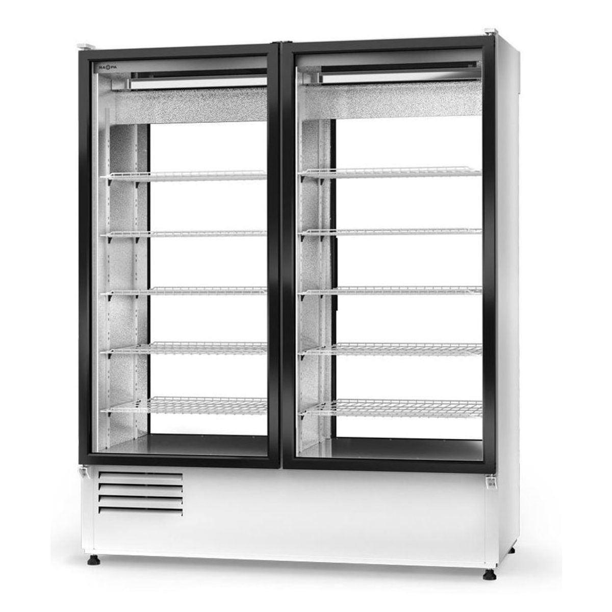Kahepoolse klaasiga külmkapp Rapa 2S 1200/1400/1600