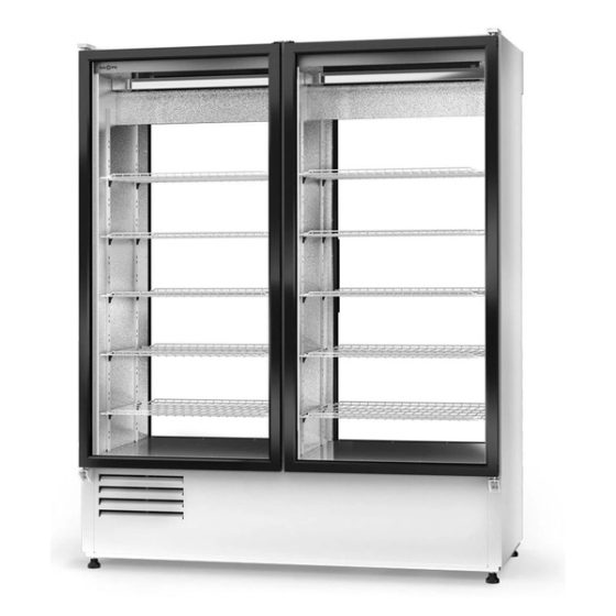 Kahepoolse klaasiga külmkapp Rapa 2S ecoline 1200/1400/1600