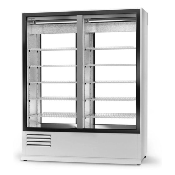 Kahepoolse klaasiga külmkapp Rapa 2S/1D 1200/1400/1600
