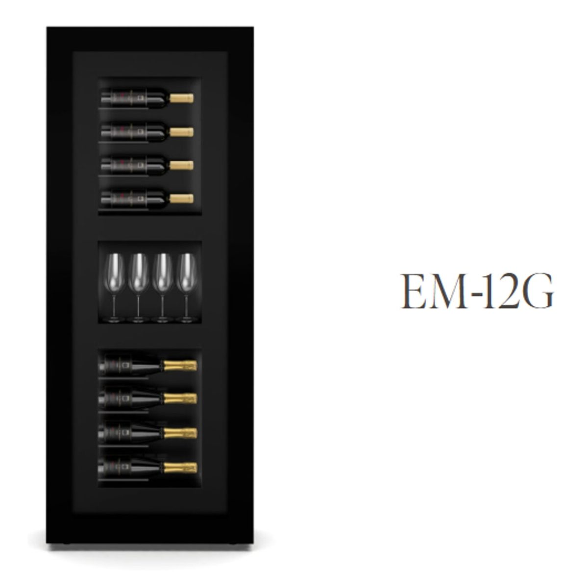 Eksklusiivne veinikülmik EM-12 / EM-12G