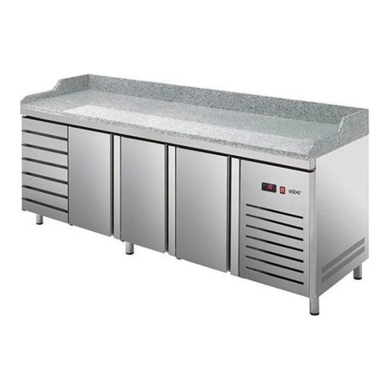 Pitsa külmtöölaud ETP-8-250-37 HC GR