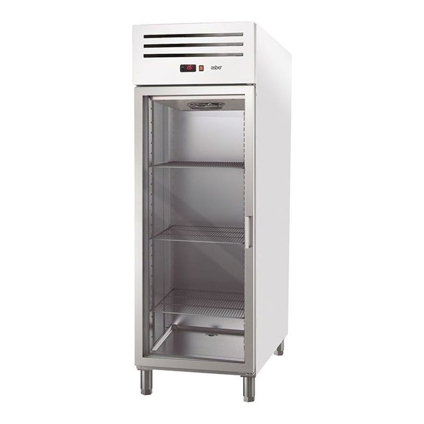 Glass-door refrigerator ECP-701 HC L GD