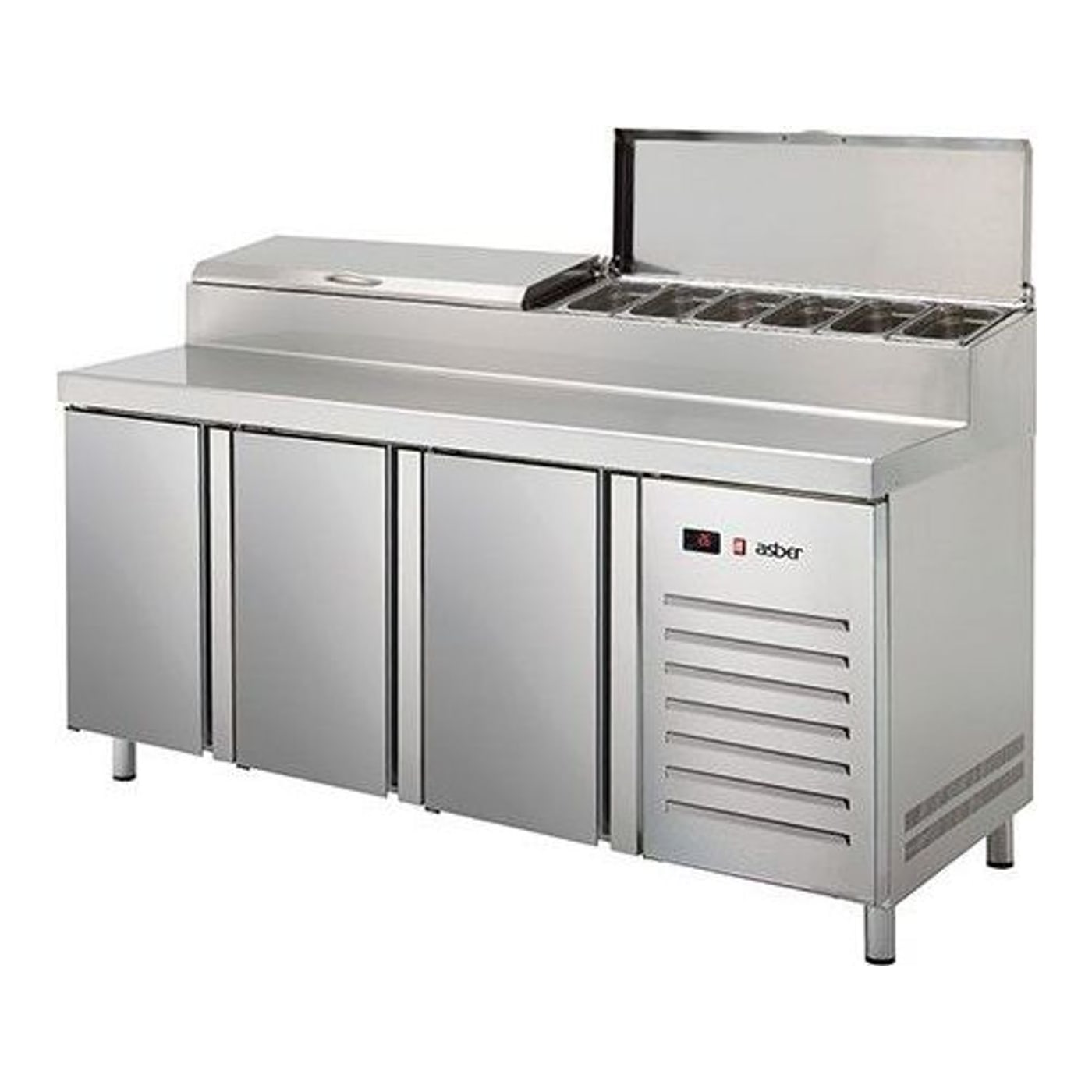 Pitsa külmtöölaud ETPZ-8-200 HC GN1/4