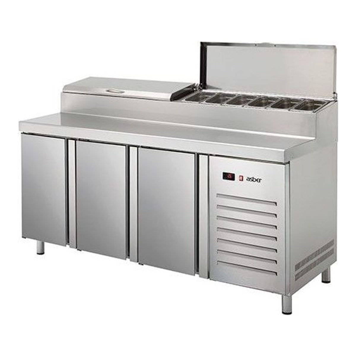 Pitsa külmtöölaud ETPZ-8-200 HC GN1/4