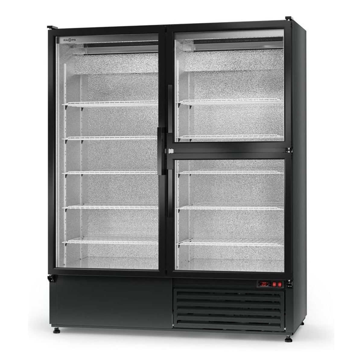 Klaasuksega külmkapp Rapa S/3D 1200/1400/1600