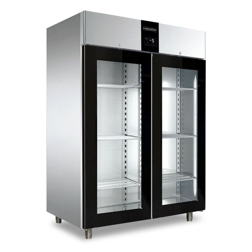 Klaasuksega külmkapp Everlasting Professional 1500 Glass