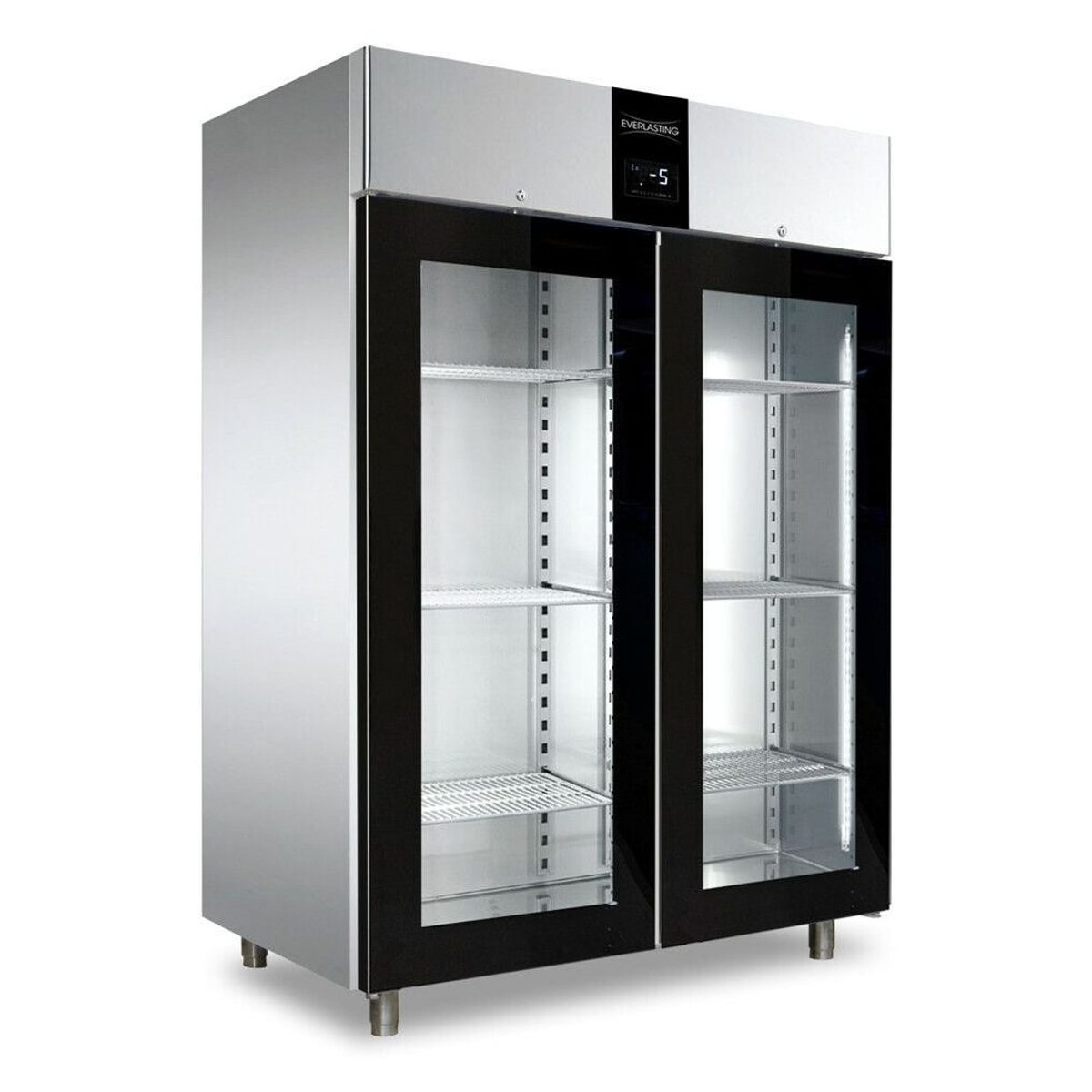 Klaasuksega külmkapp Everlasting Professional 1500 Glass
