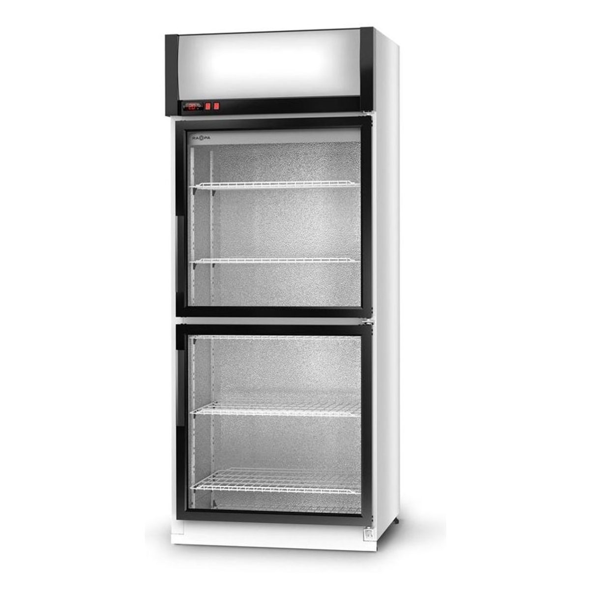 Klaasuksega külmkapp Rapa S/AG/2D 625/725/825