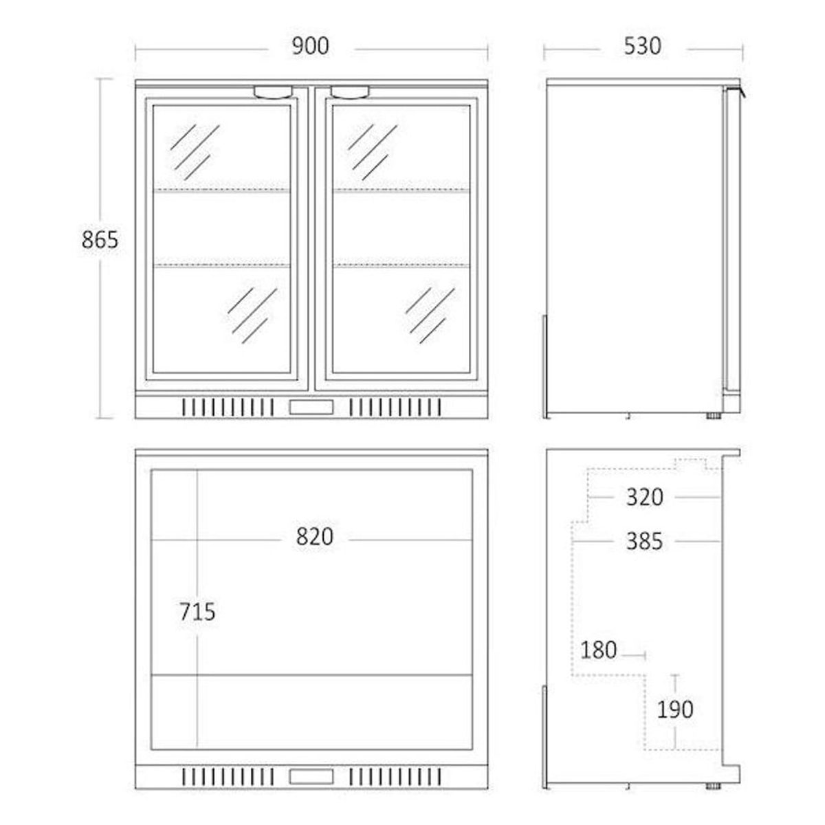 Baarikülmik-joogikülmik BB211HBA – tootefoto 2