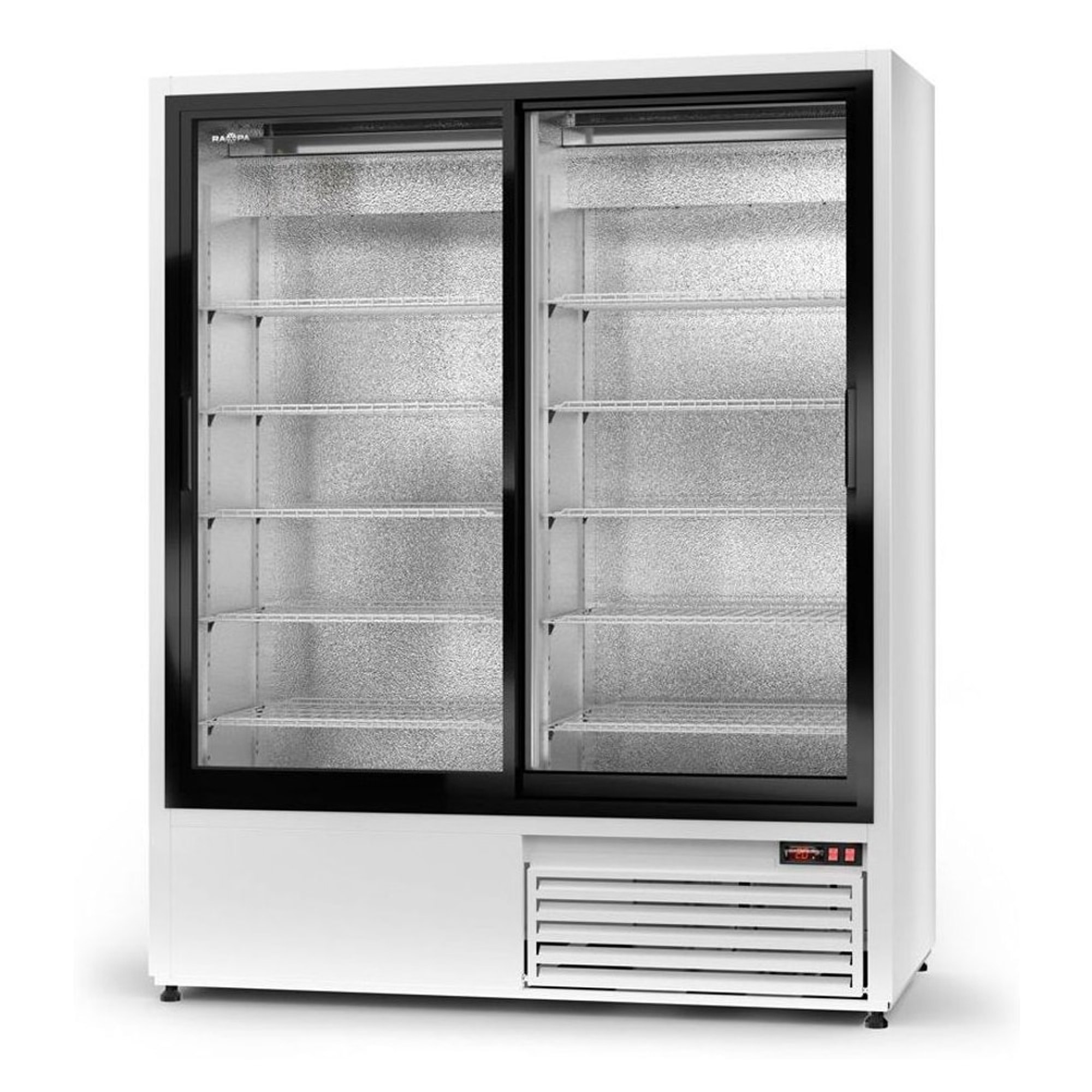 Lükandklaasustega külmkapp Rapa SR 1200/1400/1600