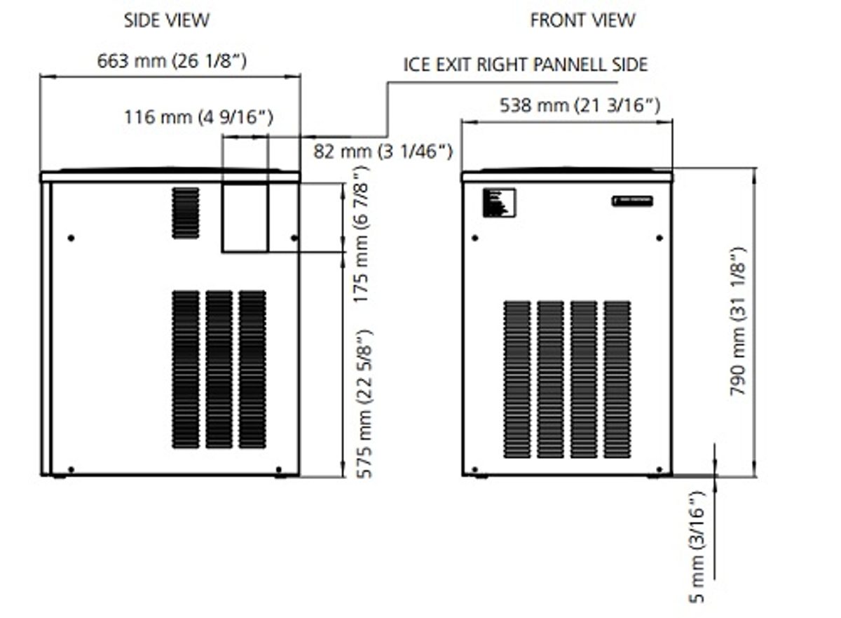 Jääpurumasin Scotsman MF56AS/WS – tootefoto 4