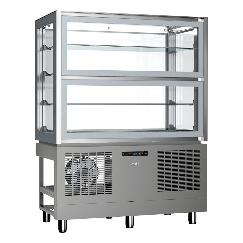 Kondiitrivitriin Sagi Luxor Double Built-In KP12G2M