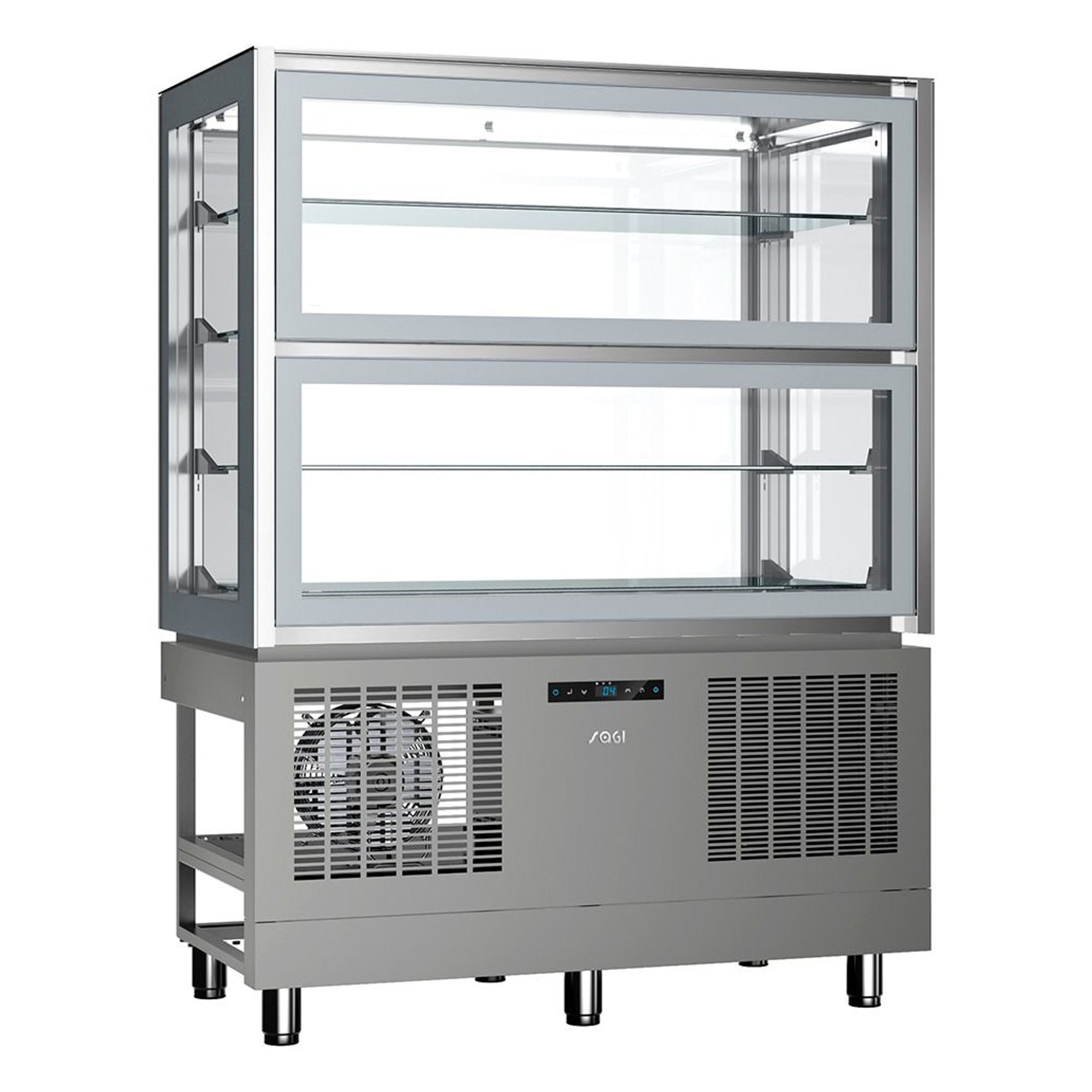 Kondiitrivitriin Sagi Luxor Double Built-In KP12G2M
