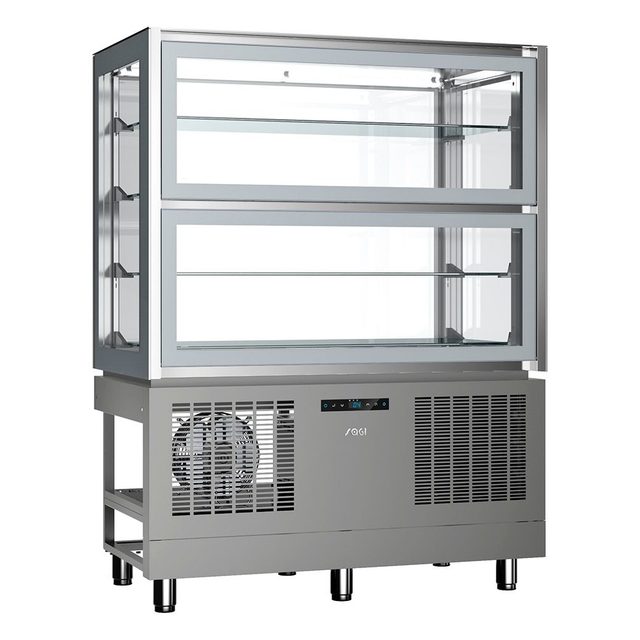 Kondiitrivitriin Sagi Luxor Double Built-In KP12G2M