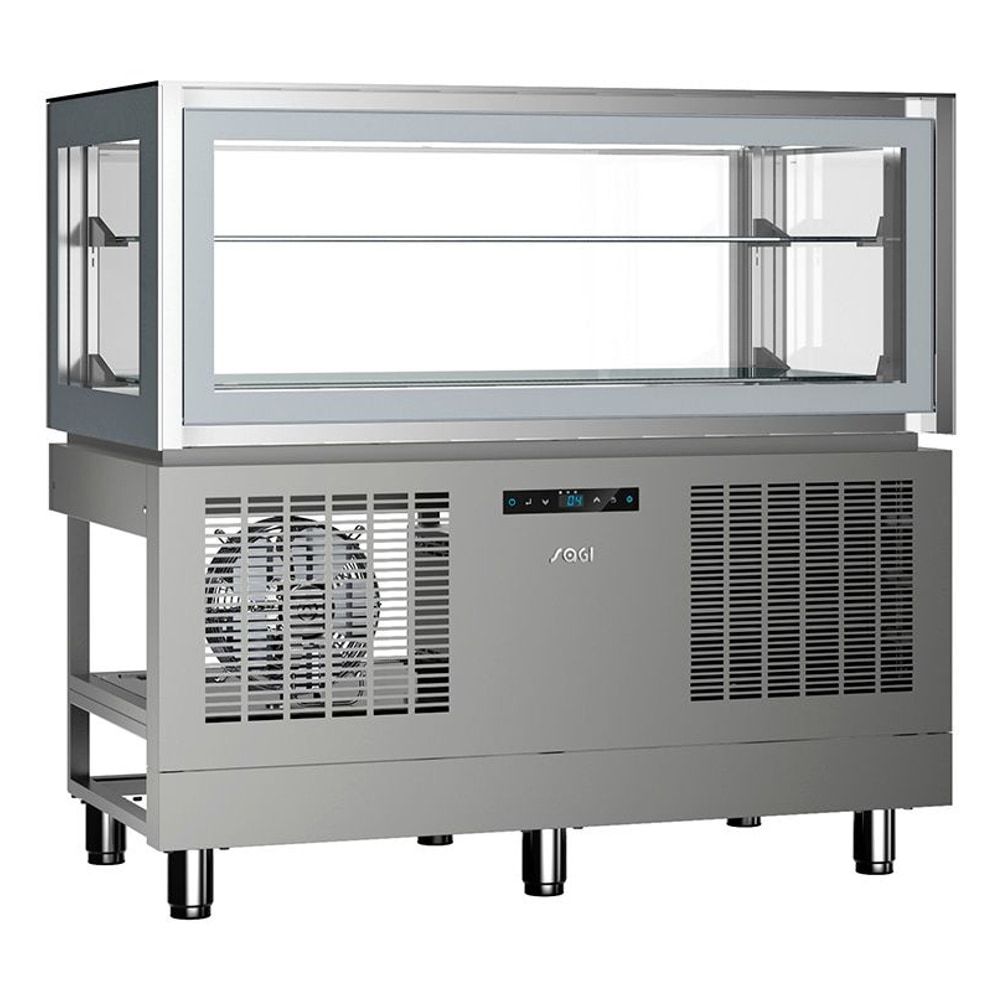 Kondiitrivitriin Sagi Luxor Double Built-In KP12G1M