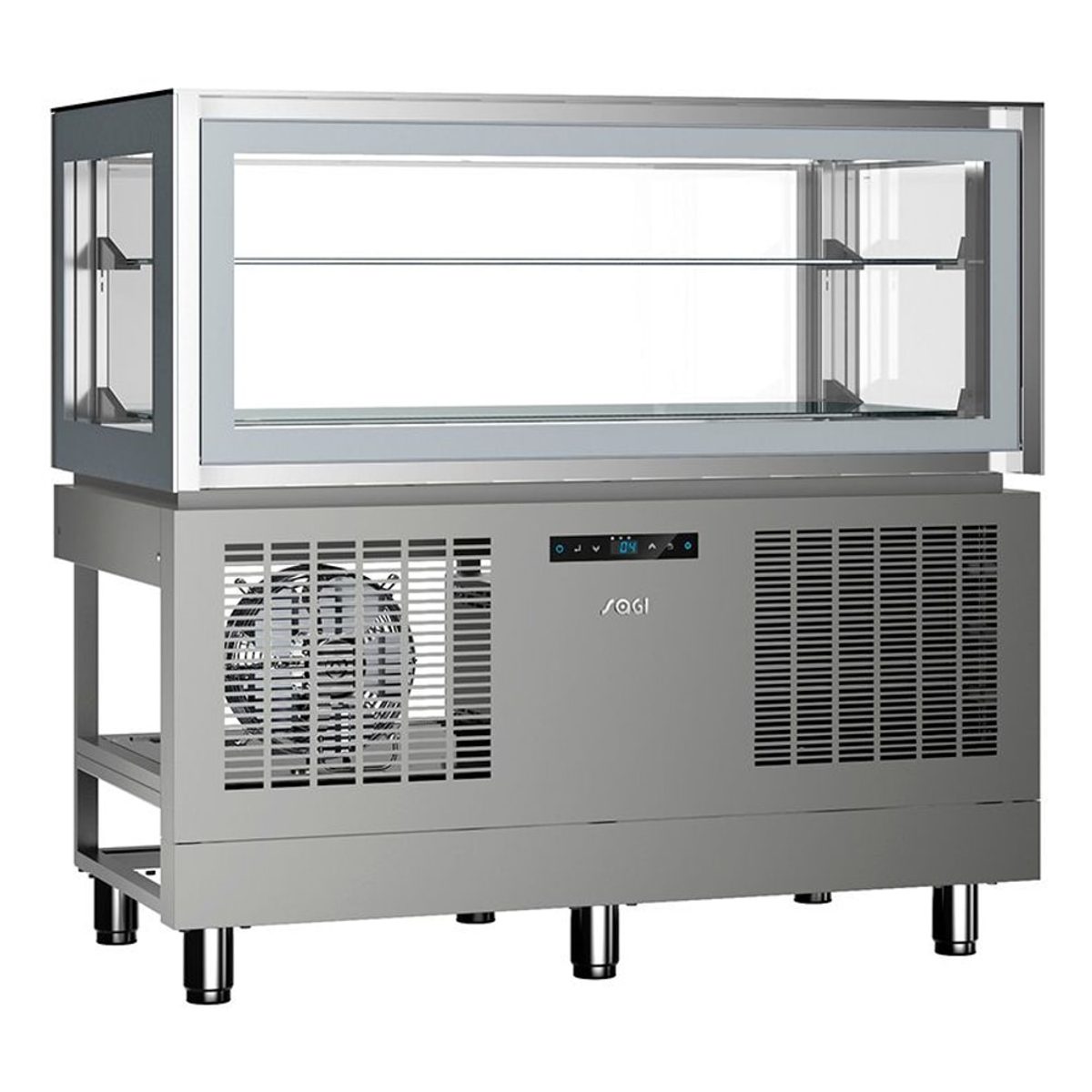 Kondiitrivitriin Sagi Luxor Double Built-In KP12G1M