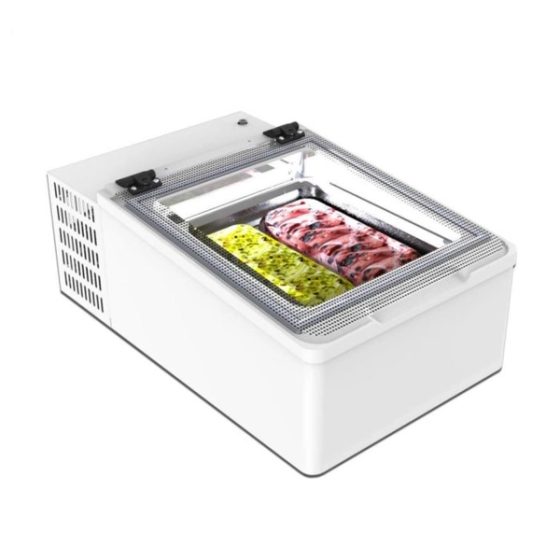 Mini Cream 2 lauapealne jäätisevitriin