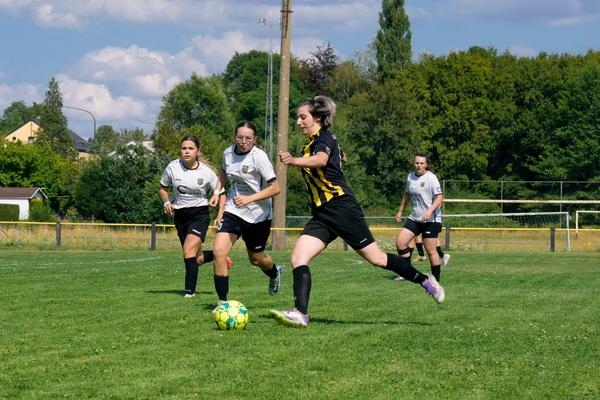 P2 Dames : Nancy Humilière porte Musson à Saint-Hubert