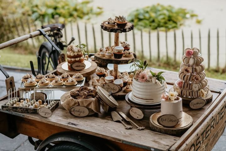 Handgemaakte taart door Kim's Patisserie in Nagele