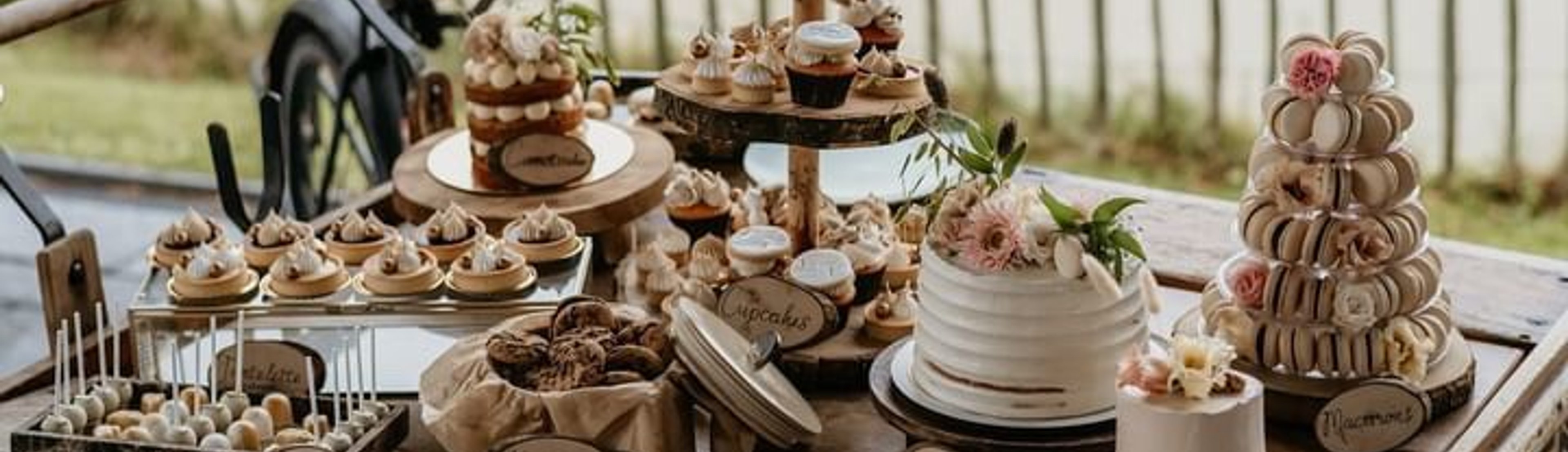 Handgemaakte taart door Kim's Patisserie in Nagele