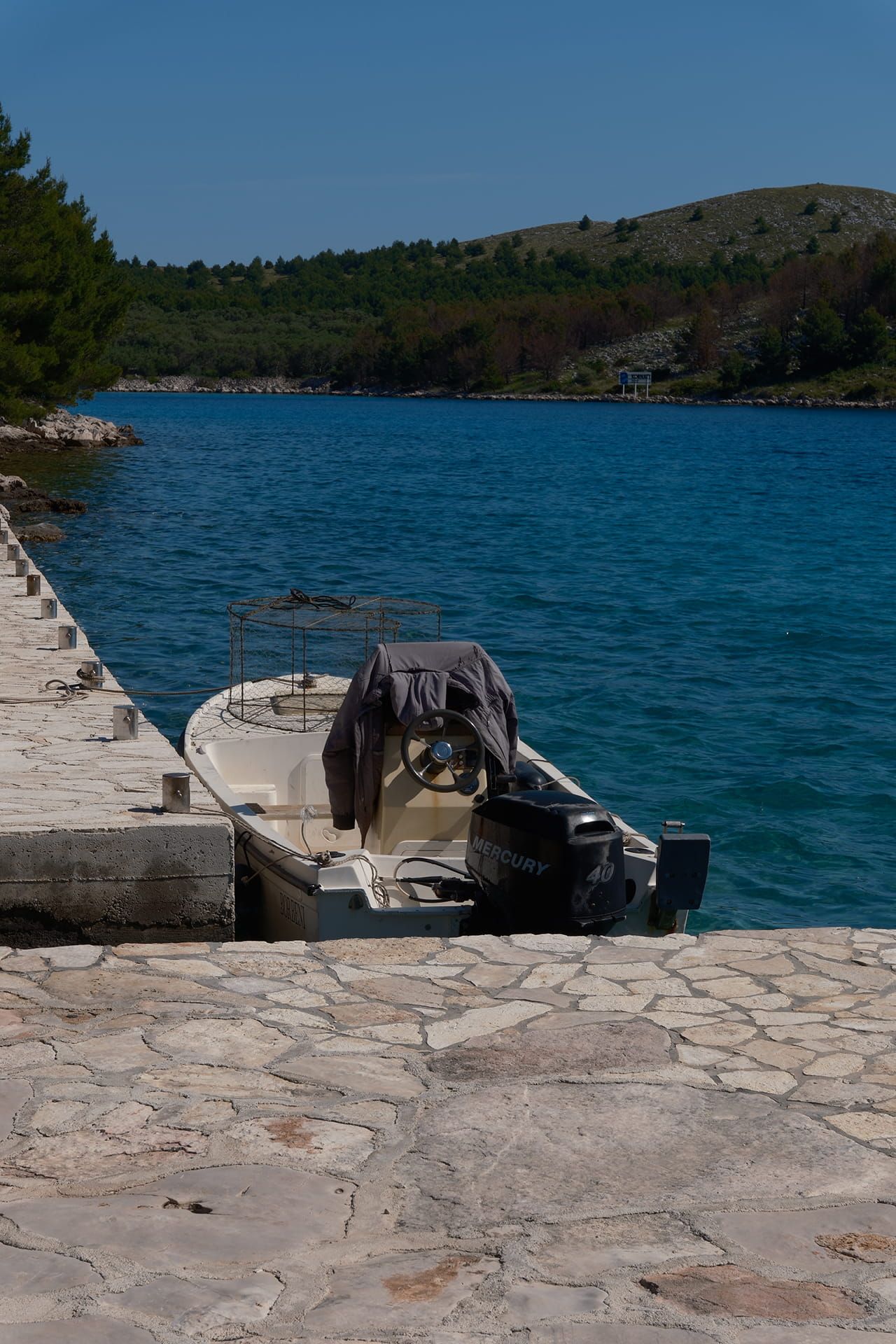 View toward the sea
