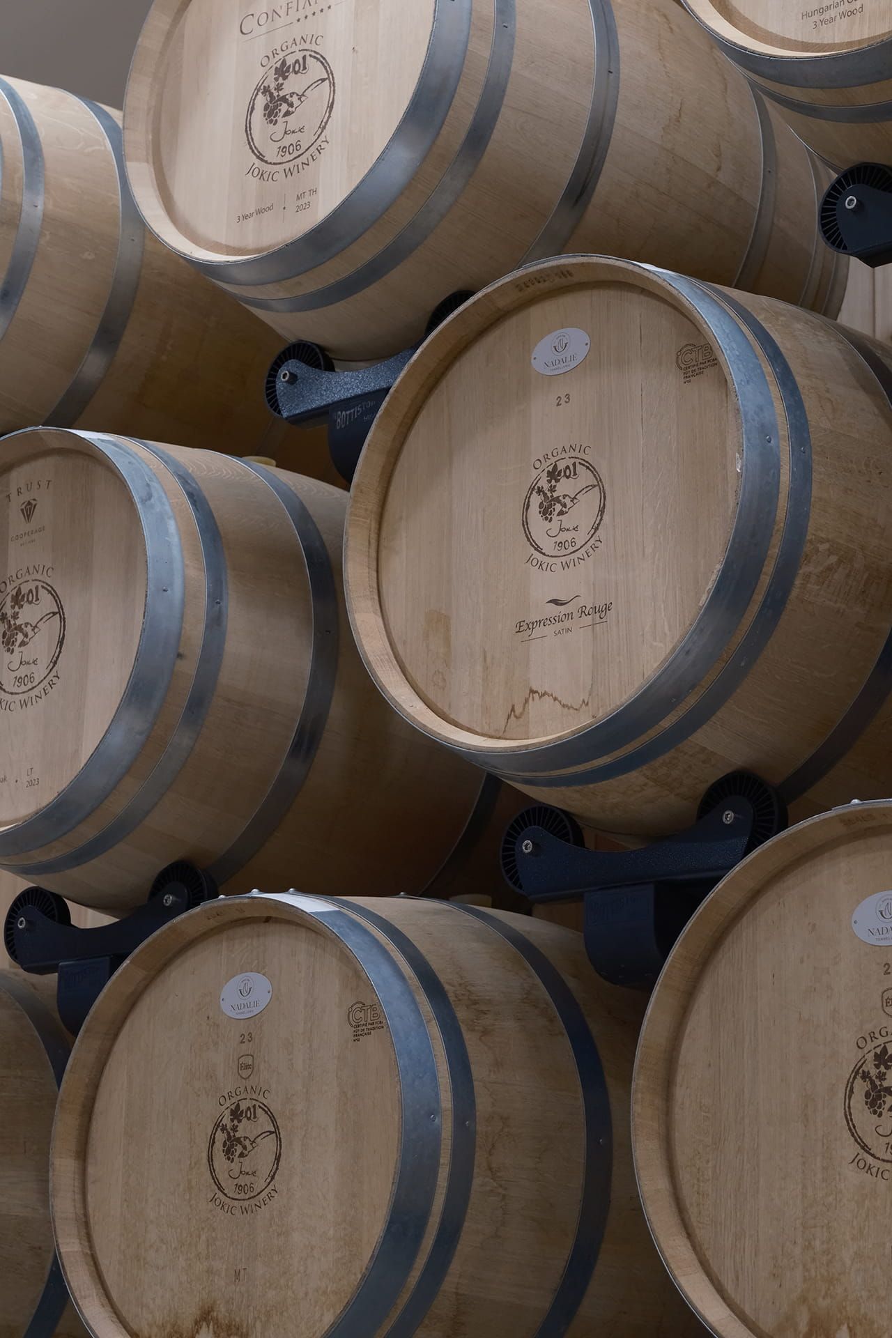 Jokic vineyard - Winery etiquette