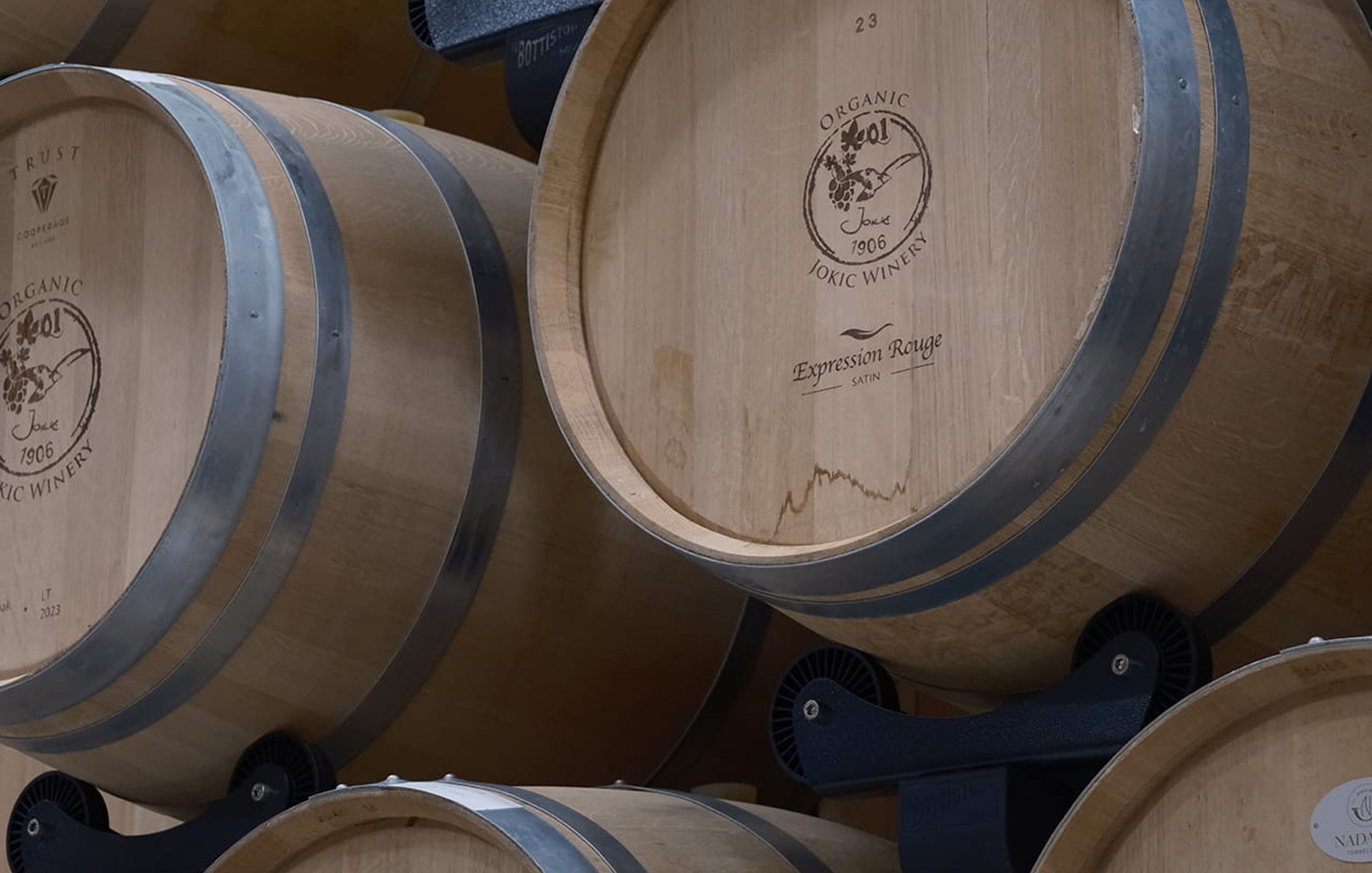 Jokic vineyard - Winery etiquette