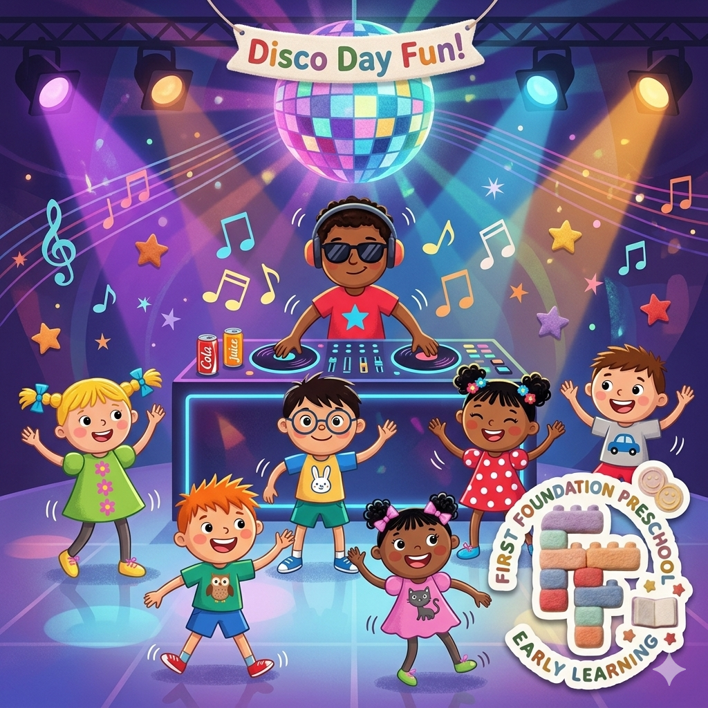 Our Vibrant April At First Foundation – Let's Glow! Our Annual Disco Day