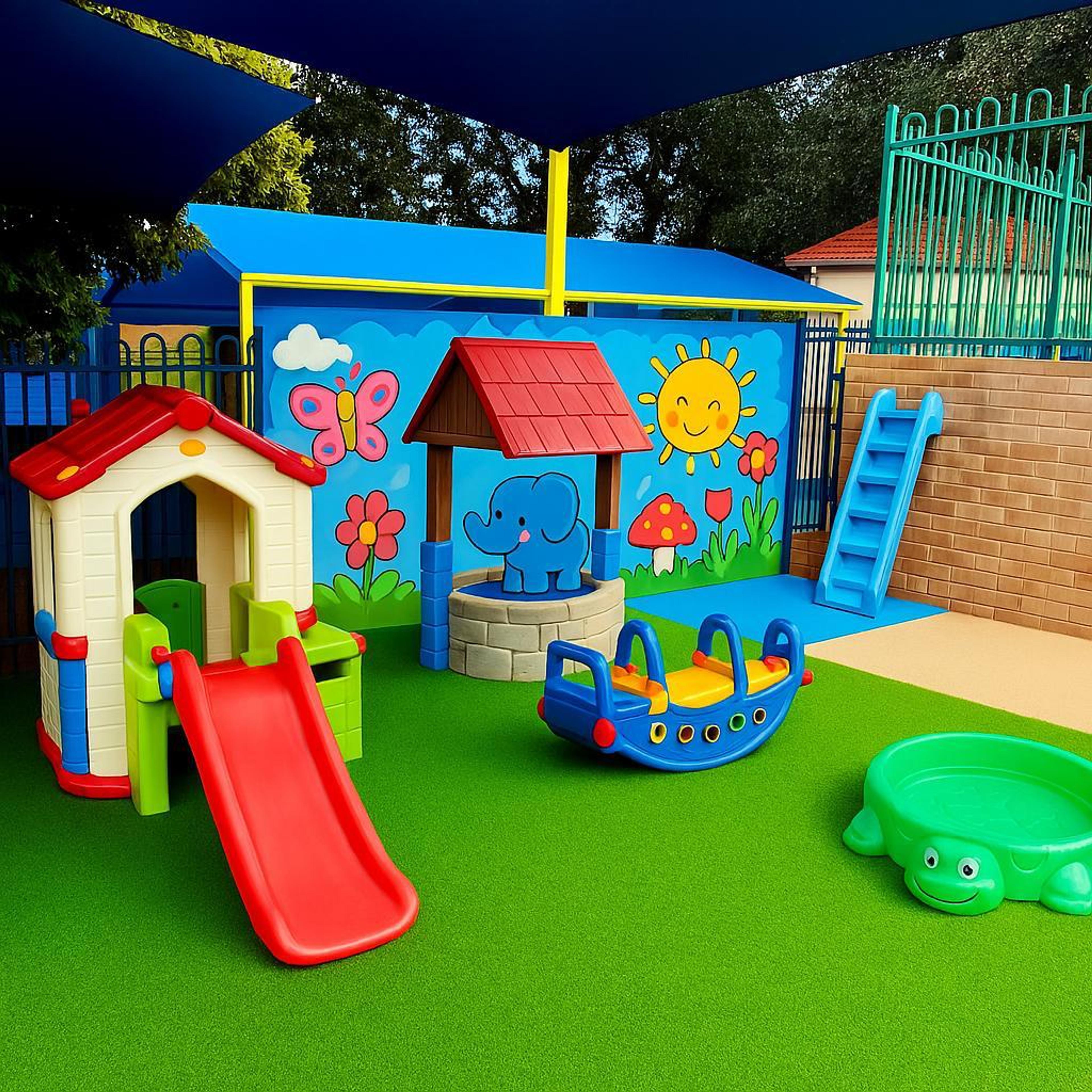 Outdoor play area at our Seven Hills centre