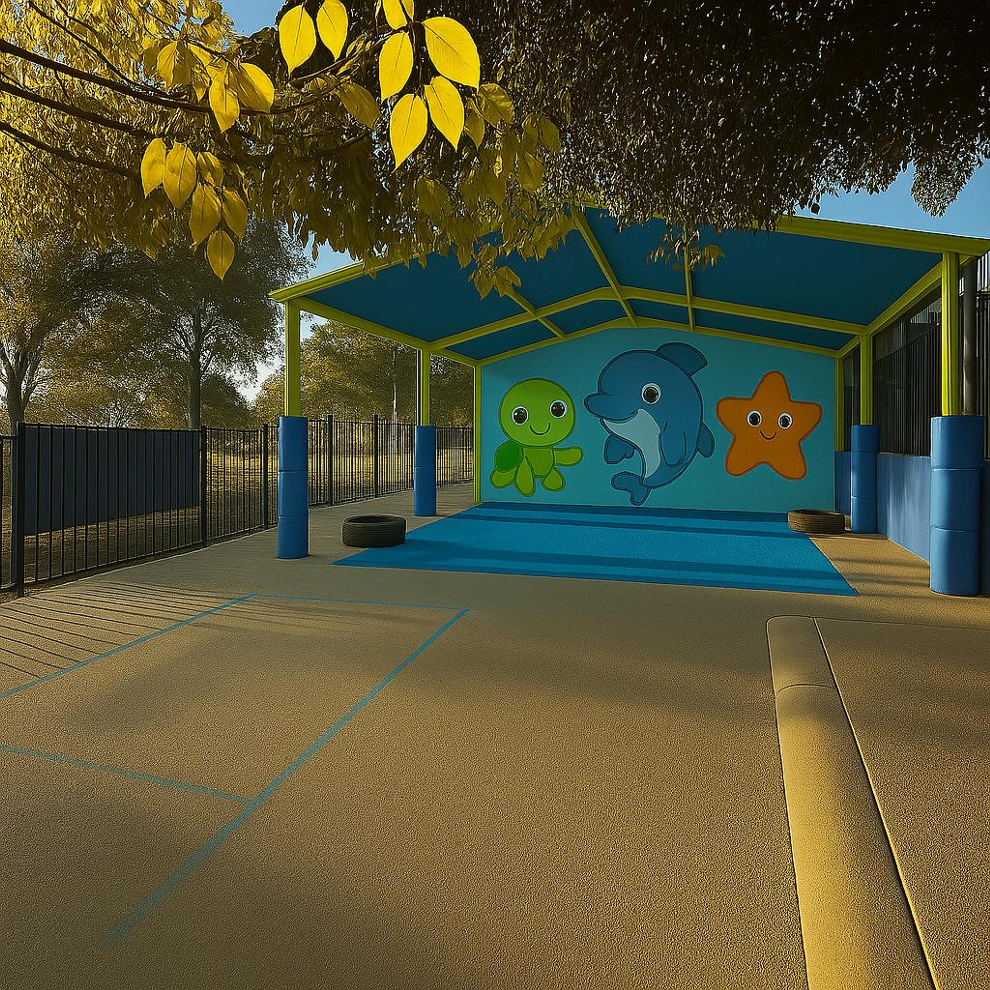 Outdoor play space at our Seven Hills centre