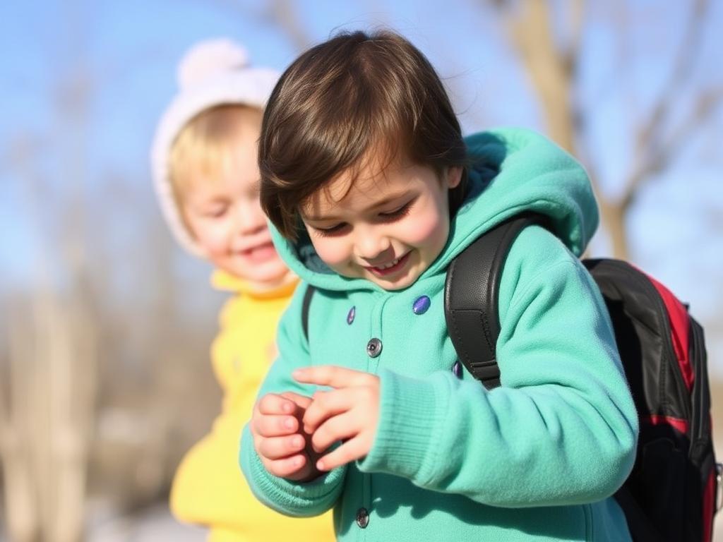 How to Encourage Children to Wear a Jumper Outside When It’s Cold During Play