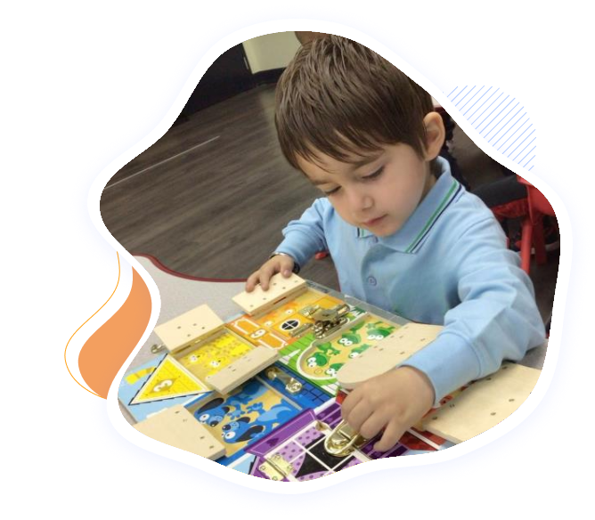 Children learning at First Foundation Preschool