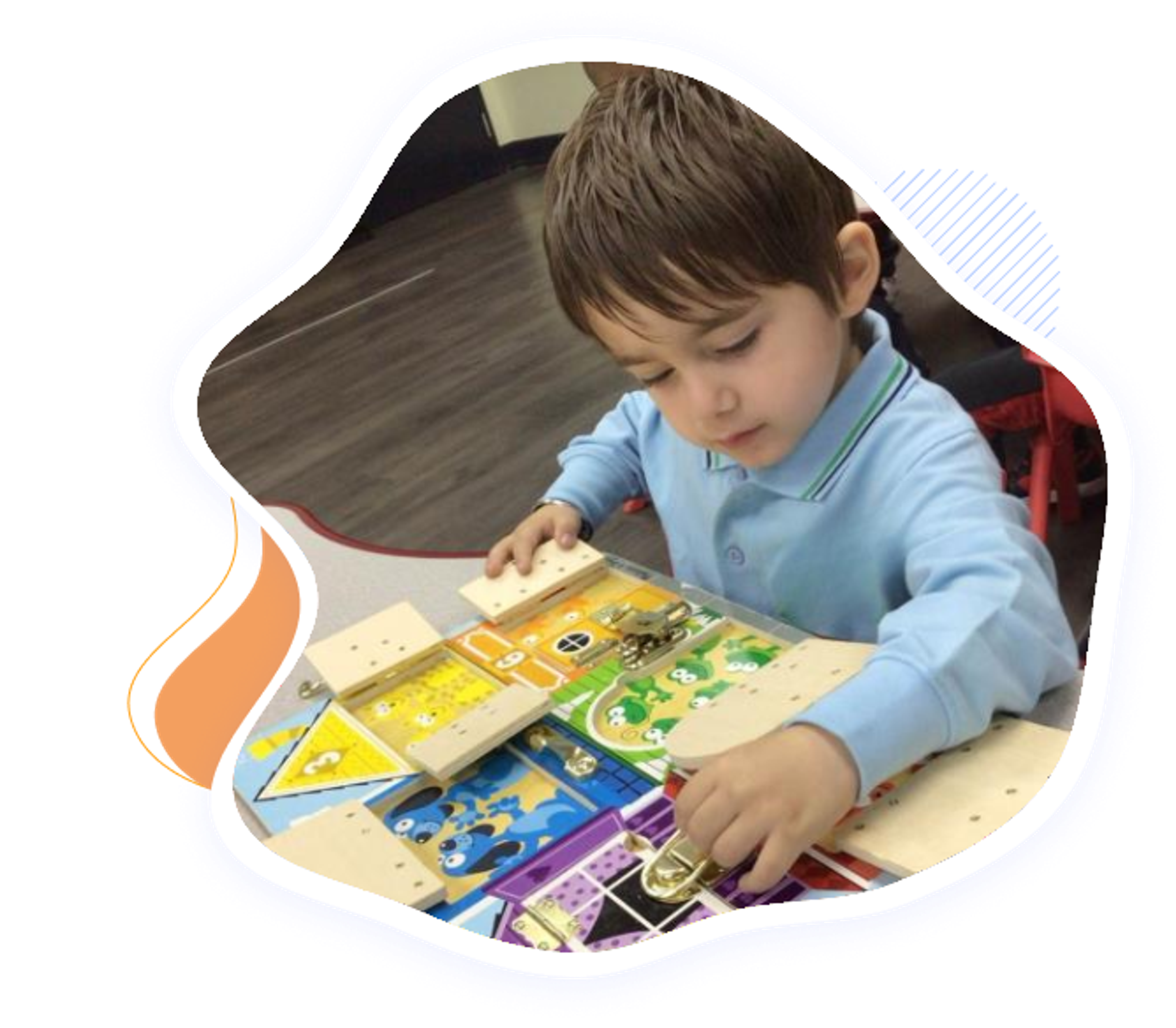 Children learning at First Foundation Preschool