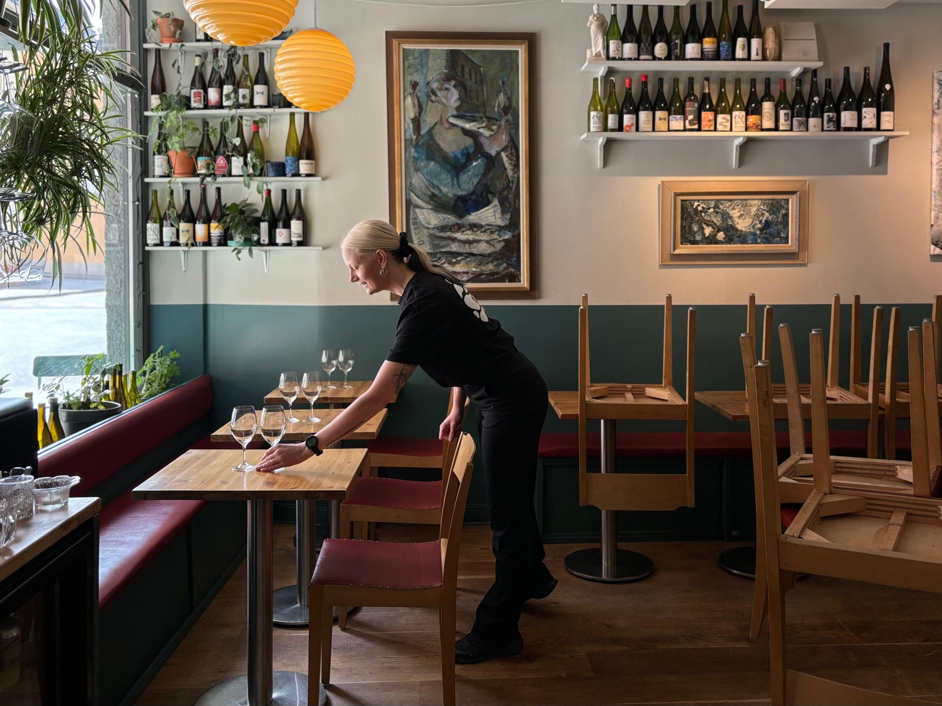 Ronja Holmström på Gaia inför en av alla sommarkvällar