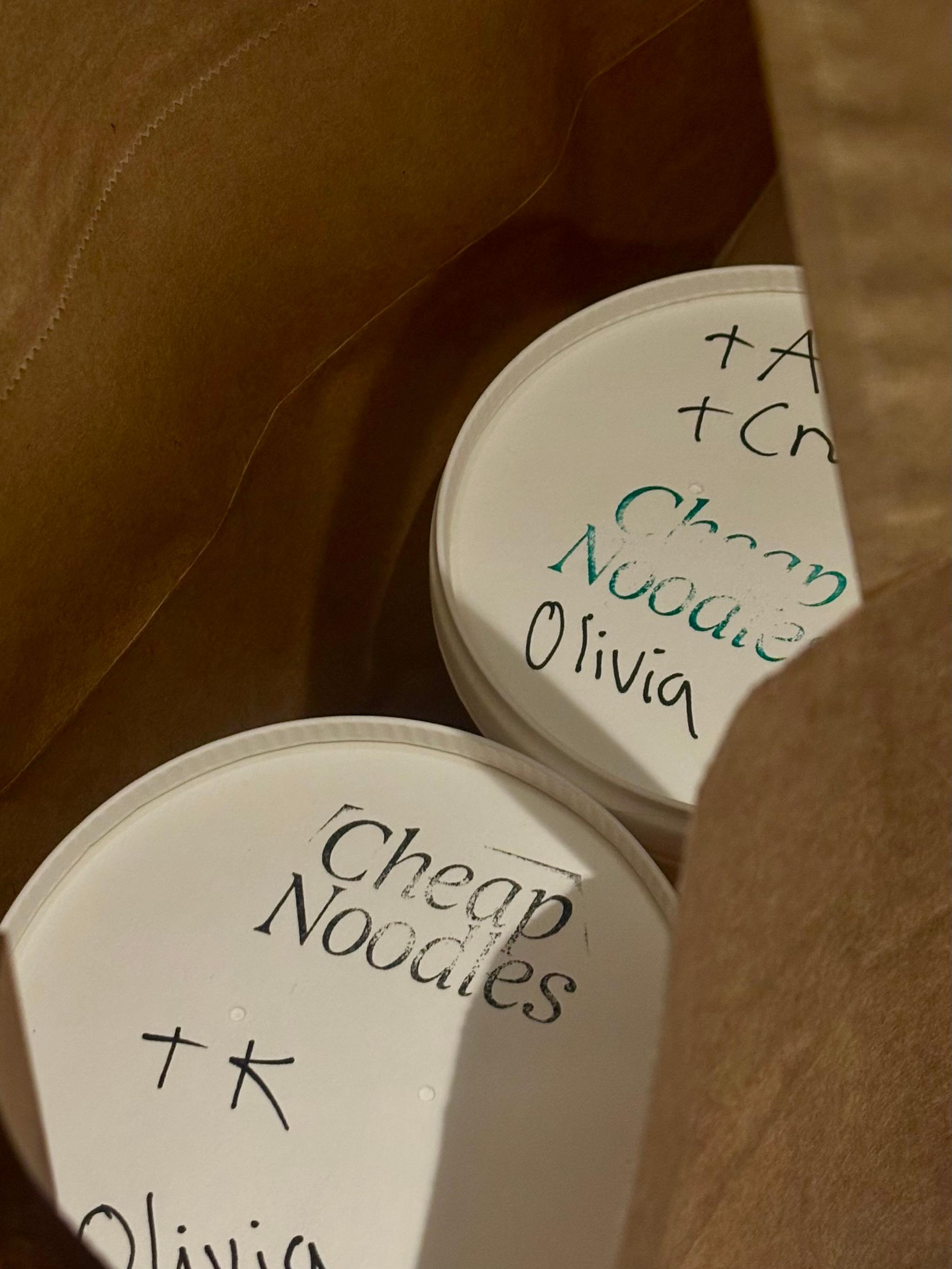 Nudlar redo för take-away